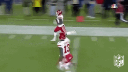 Tyreek Hill & Thomas High Five GIF