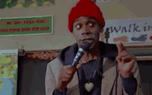 Tyrone Biggums Chappelle's Show Speaking With Microphone GIF