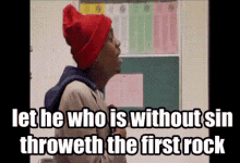 Tyrone Biggums Chappelle's Show Throw The First Rock GIF