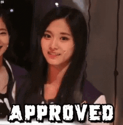 Tzuyu Thumbs Up For Approved GIF