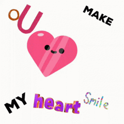 U Make My Heart Smile In Happiness GIF