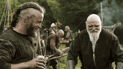 Ubbe Drinking Vikings Series GIF