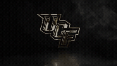 UCF Mascot In Front Of Scoreboard GIF