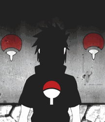 Uchiha Clan Emblem Logo Itachi Sasuke Madara GIF