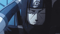 Uchiha Itachi Ready For The Mission Sharingan  GIF