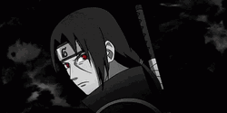 Uchiha Itachi Sharingan Switch Mangekyo Eyes  GIF