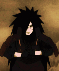 Uchiha Madara Summoning Jutsu Ground Casting GIF