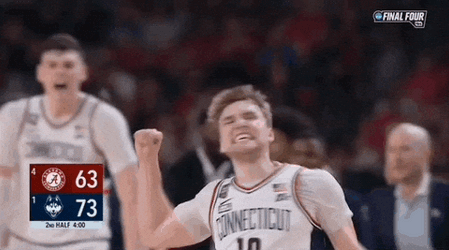 Uconn Cam Spencer Screaming GIF