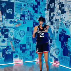 Uconn Ice Brady Flexing Jersey GIF