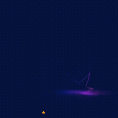 UEFA Champions League Logo With Soccer Ball And Stars GIF