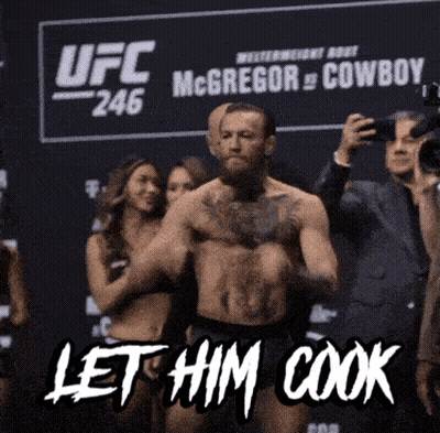 UFC 246 McGregor Vs Cowboy Sign GIF