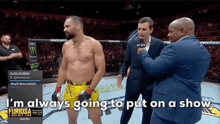 Ufc Alan Jouban Putting On Show GIF