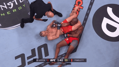 UFC Fight Between Green And Pimblett GIF