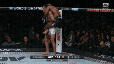 UFC Fight Edwards Vs Prates GIF