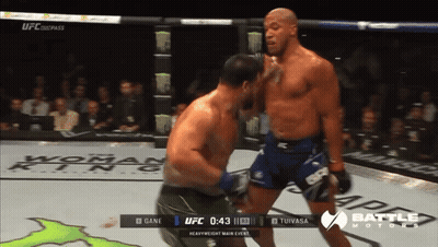 UFC Fight Gane Vs Tuivasa On Battle Motors GIF