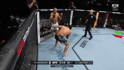 UFC Fight Hermansson Vs Orolbai On ESPN GIF