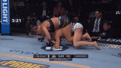UFC Fight Holm Vs Harrison 3:22 Left GIF