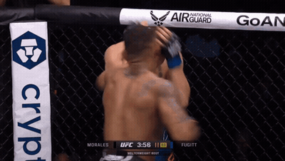 UFC Fight Morales Vs Fugitt On Screen GIF