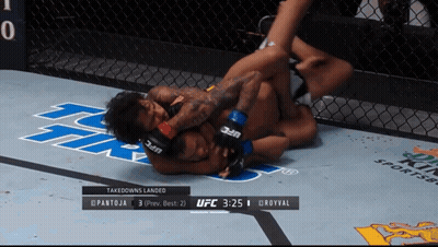 UFC Fight Pantoja Vs Groyval In Cage GIF