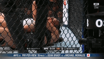 UFC Fight Sean Brady Vs Michael Morales On ESPN GIF