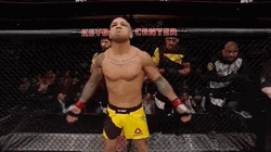 UFC Fighter Doing Meditation Pose GIF