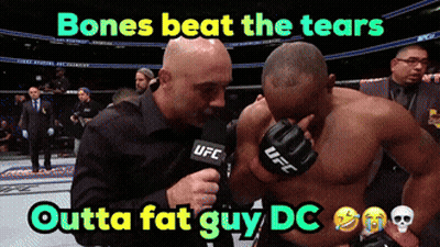 UFC Fighter Interviewed By Reporter GIF