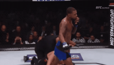 Ufc Fightpass.com Is Displayed In The Corner Of This Boxing Match GIF