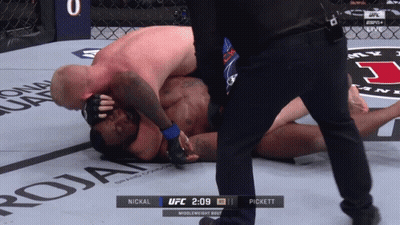 UFC Match Between Nickal And Pickett GIF