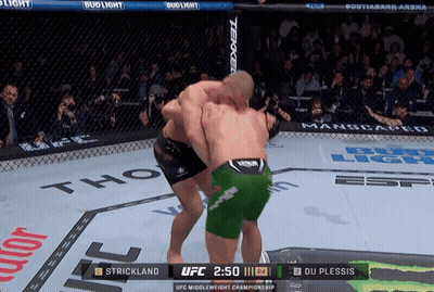 UFC Match Strickland Vs Du Plessis On ESPN GIF