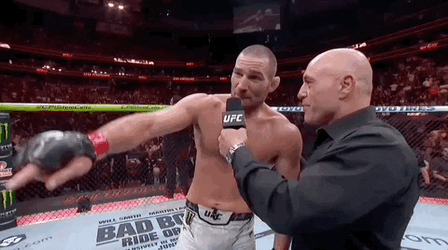 Ufc Sean Strickland Acknowledging Trump GIF