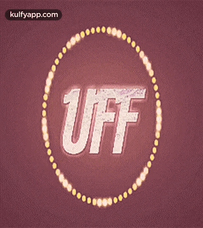Uff In Circle Of Lights GIF
