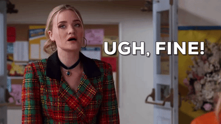 Ugh Fine Frustrated Lady Pissed Off GIF
