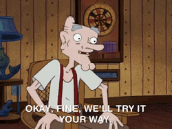 Ugh Fine Grandpa Hey Arnold GIF