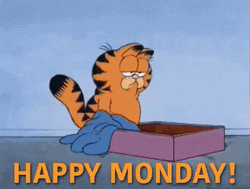 Ugh Monday Garfield GIF