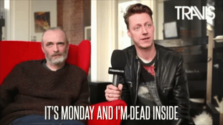 Ugh Monday Makes Me Bored GIF