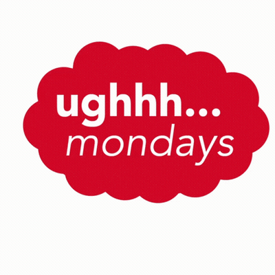 Ughhh Mondays Thought Bubble GIF