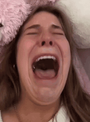 Ugly Cry Angry Tantrums White Lady GIF