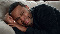 Ugly Cry In Bed Anthony Anderson Blackish GIF