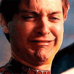 Ugly Cry Spiderman Tobey Maguire Sad