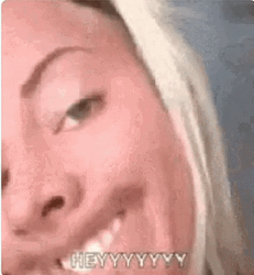 Ugly Girl Hey Look GIF