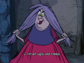 Ugly Old Crypt Keeper GIF