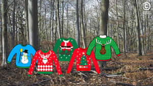 Ugly Sweater In The Forest GIF