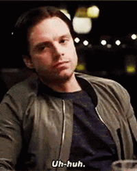 Uh Huh Sebastian Stan GIF