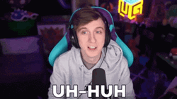 Uh Huh White Boy Streamer GIF