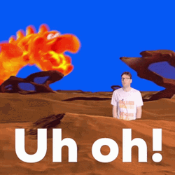 Uh Oh Dragon Desert Trap Meme GIF