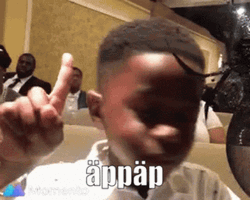 Uh Uh No Way Kid Reaction GIF