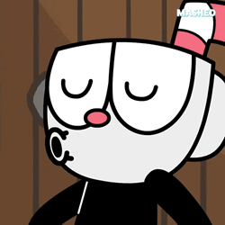 Uh What Cuphead Confused GIF