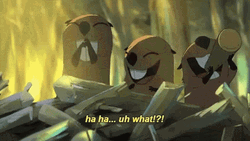 Uh What Laughing Beavers GIF