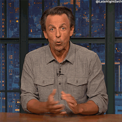 Uh What Seth Meyers GIF
