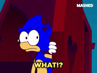 Uh What Sonic The Hedgehog GIF